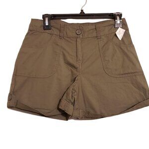 IN Extenso solid cuffed shorts Size 6 NWT
